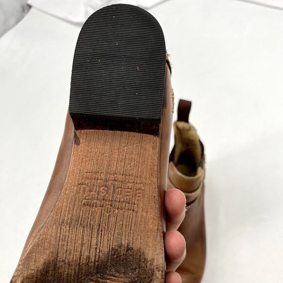 Bed Stu 7 Brown Leather Pointed Toe Booties - Picture 7 of 8